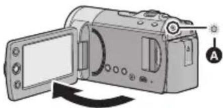 PANASONIC SDR-T50P/PC - ■ Para encender la unidad - 1