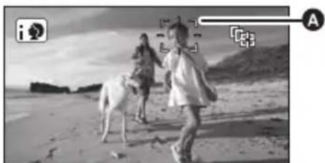 PANASONIC SDR-T50P/PC - Align the subject with the target frame and press the AF/AE button to lock on to the target - 1