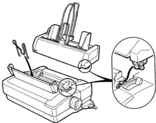 CITIZEN Swift 240x - Installing The Automatic Sheet Feeder - 1