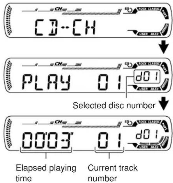 JVC KD-SC607EE - - When the current disc is a CD: - 1