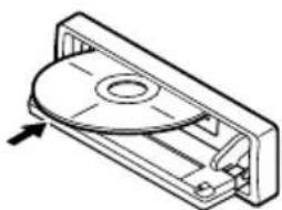 JVC KD-SC607EE - Insert a disc into the loading slot. - 1