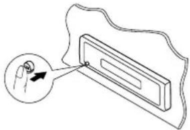 JVC KD-SC607EE - Detaching the control panel - 1