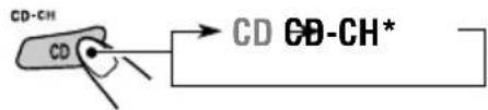 JVC KD-SC607EE - Select the CD changer (CD-CH). - 1