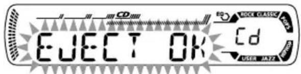 JVC KD-SC607EE - To cancel the prohibition and unlock the disc - 1