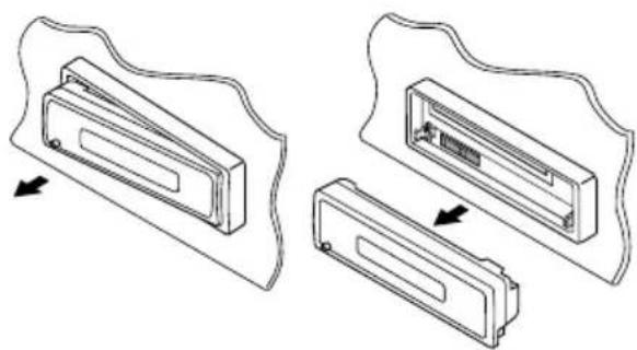 JVC KD-SC607EE - Detaching the control panel - 2