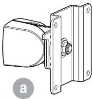 Technical line drawing of a mechanical bracket with mounting flanges (no text or symbols)