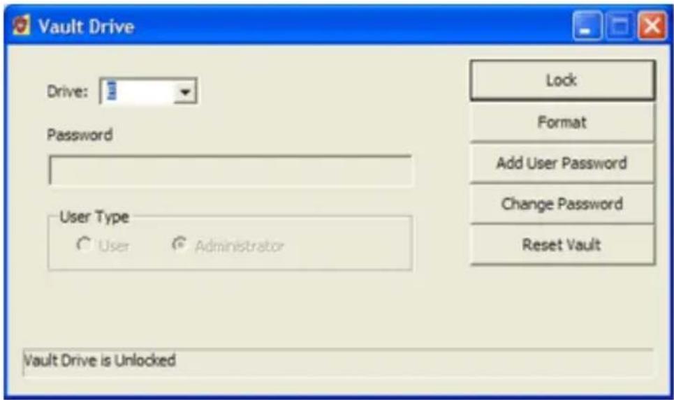 Apricorn Aegis Vault 160GB - To start the VaultTray program: - 1