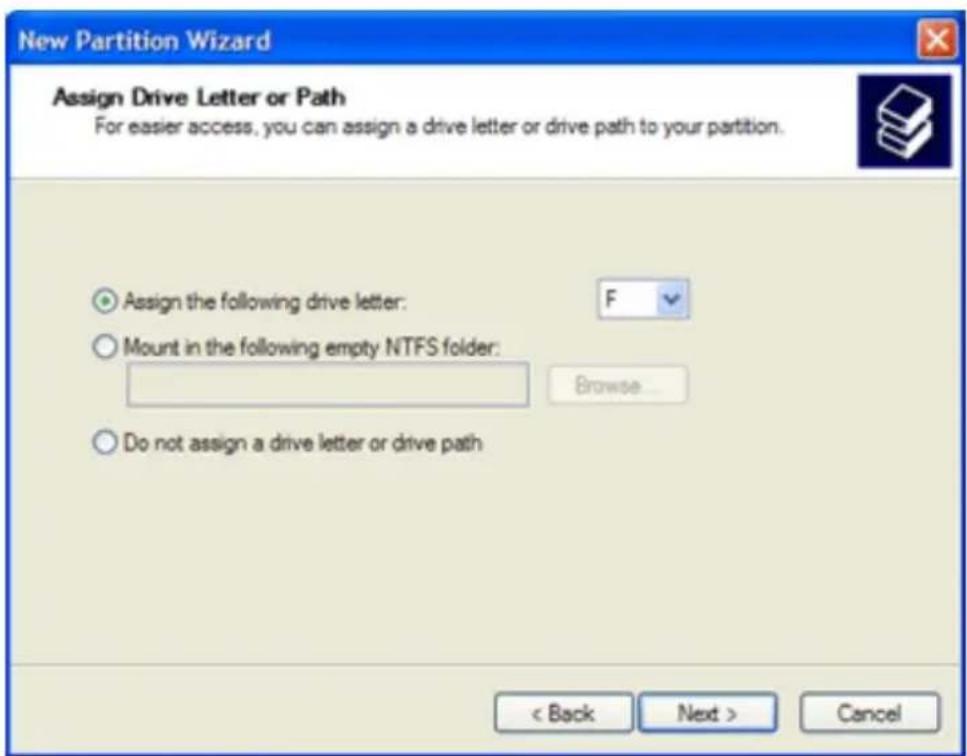 Apricorn Aegis Vault 160GB - Partitioning and Formatting the Non-encrypted partition - 5