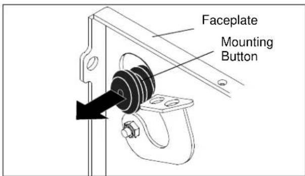 Faceplate Mounting Button