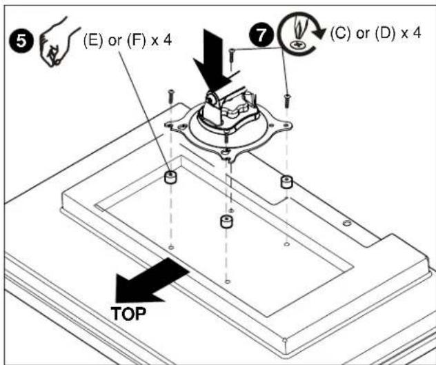 (E) or (F) x 4 TOP (C) or (D) x 4