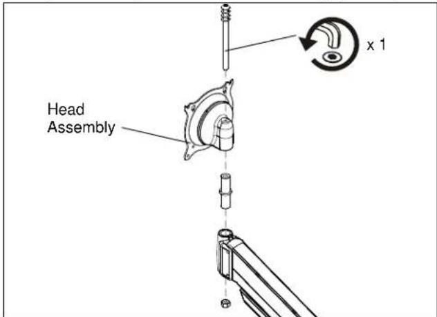 Head Assembly x 1