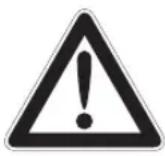 SENNHEISER HME 43-3 - CAUTION! Danger of short-circuit due to the ingress of water! - 1