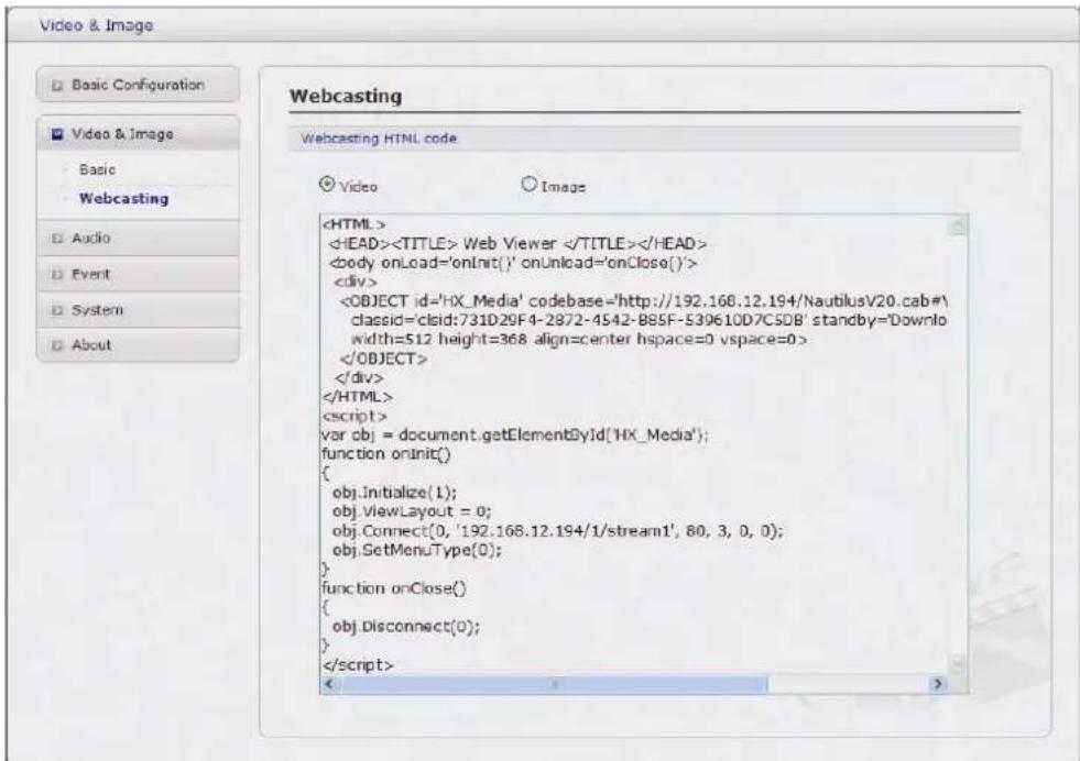 REVO REHVDPTZ22-1 - 2) Webcasting – Channel1 - 1