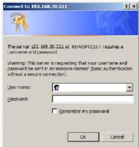 REVO REHVDPTZ22-1 - Setting the admin password over a secure connection - 1
