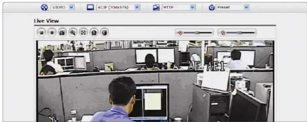 REVO REHVDPTZ22-1 - Live View Page - 1