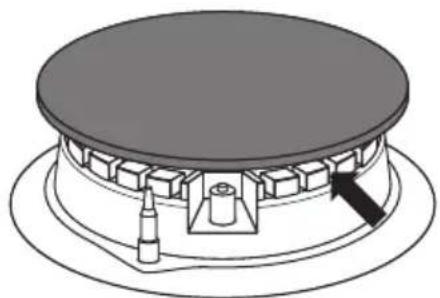 AMICA PGC6511 - Burners, the burner hob grate. - 2