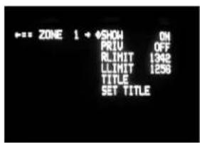 Moog Videolarm SM7C12N-3 - MENU DRIVEN SETTINGS - 6