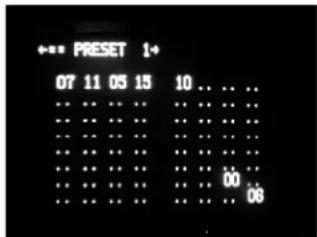 Moog Videolarm SM7C12N-3 - MENU DRIVEN SETTINGS - 8