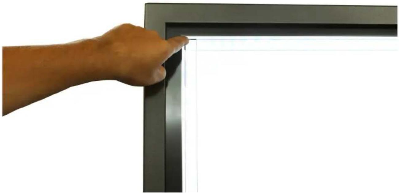 NEC P463 SST - Press Calibrate button. - 3