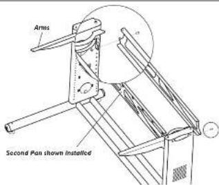 Arms Second Pan shown Installed