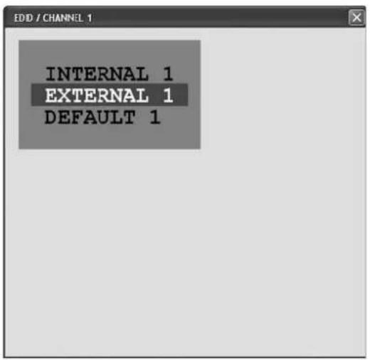 INTERNAL 1 EXTERNAL 1 DEFAULT 1
