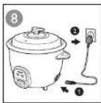 PHILIPS Daily Collection HD3041 - Warning - 10