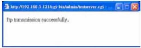 ftp transmission successfully.