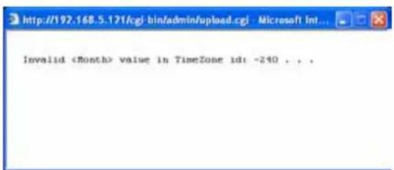 Invalid value in TimeZone 1d: -240 . . .