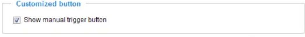 Customized button ✓ Show manual trigger button