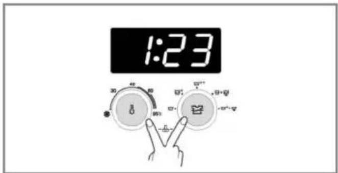 LG F1081QD - Verrouillage du panneau de commande - 1