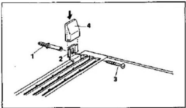 BOSCH KSR32621 - Montering av vippesikring - 1