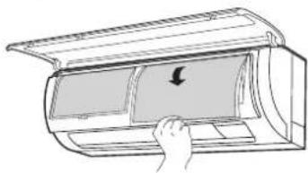 HITACHI RAC-260GA - Remove the filter. - 1
