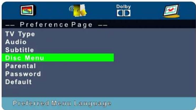DENVER LDD-2655DVBT - Disc Menu - 1