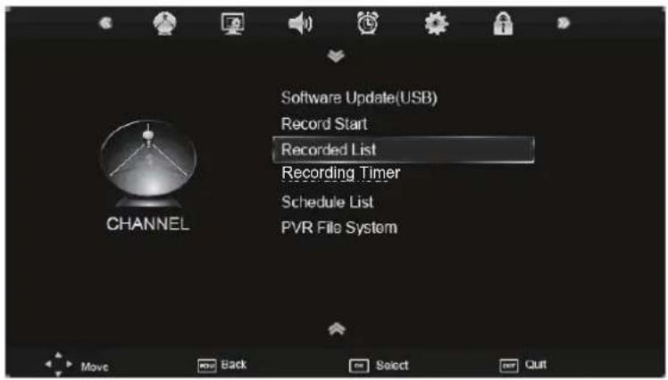 DENVER LDD-2655DVBT - PVR settings - 1