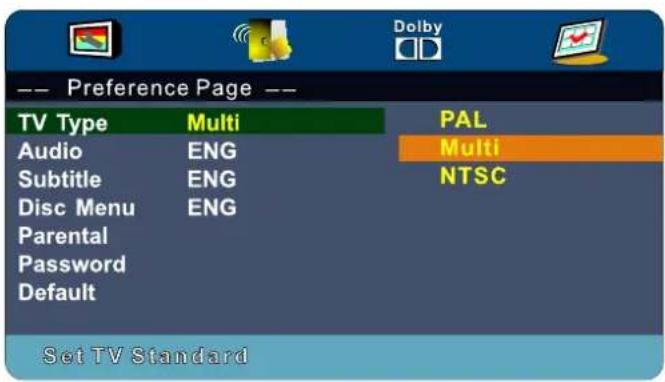 DENVER LDD-2655DVBT - Preference Setup - 1