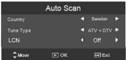 DENVER LDD-2655DVBT - Auto Scan - 1