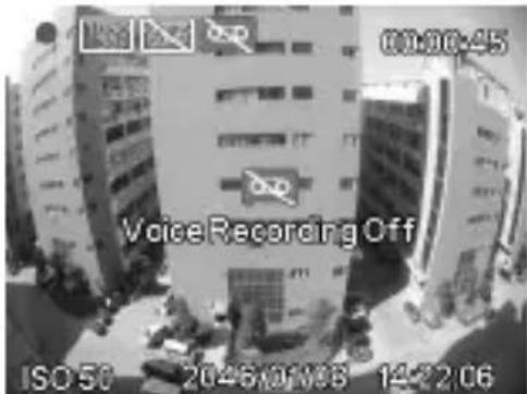 00:00:45 Voice Recording Off ISO 50 2046/01/08 14:22:06