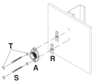 Peerless-AV SPK811W - Attachment of Base Unit to Wall or Ceiling - 4