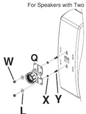 For Speakers with Two W Q L X Y