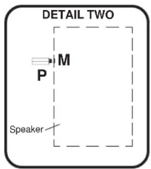 Peerless-AV SPK811W - Attachment of Ball and Cap to Speaker - 2