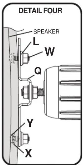 Peerless-AV SPK811W - Attachment of Ball and Cap to Speaker - 7