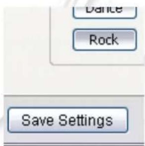 Dance Rock Save Settings