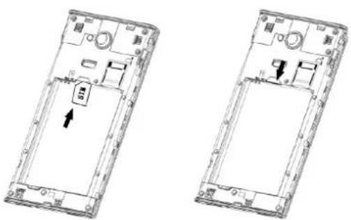 VESTEL Venus VSP355s - Telephone Use Opening the Back Cover of the Phone - 2