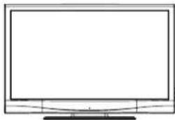 Finlux 42FLHX880HU - LCD-TV og knappene på apparatet - 1