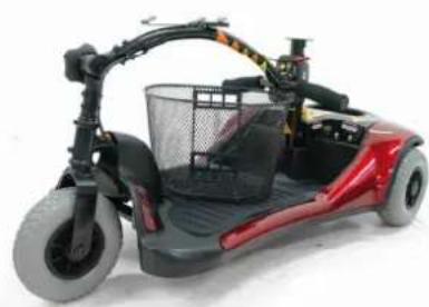 Shoprider Rotex - Folding the Tiller (Fig 3) - 1
