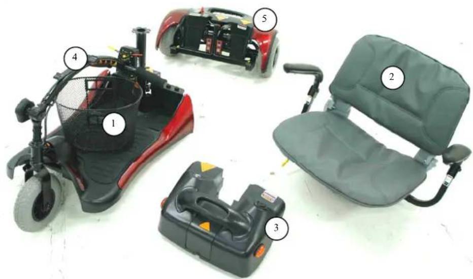 Shoprider Rotex - Cooper Disassembly (Fig 10 & 11) - 2