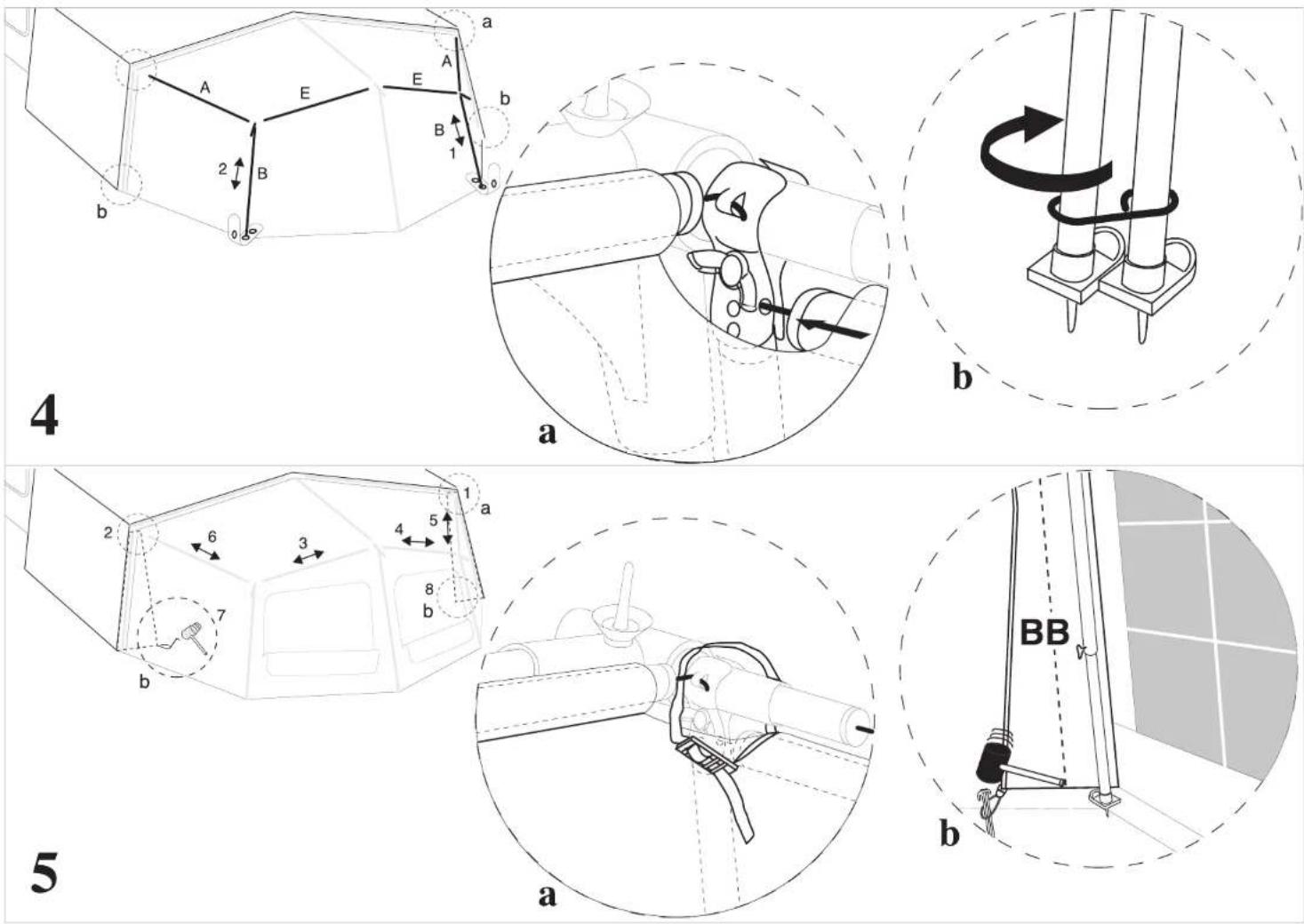 Isabella Plus - Monteringsanvisning Erection Instructions Aufbauanleitung Opbouwinstructie Instruction de Montage - 7