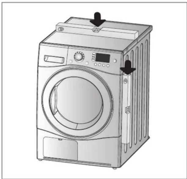 LG RC9011B1 - Se till att torktumlaren står vågrätt - 1