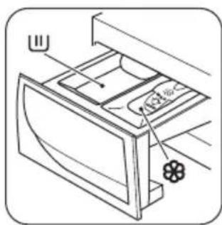 ZANUSSI ZWGB 5120 P - Öppna tvättmedelsfacket - 1