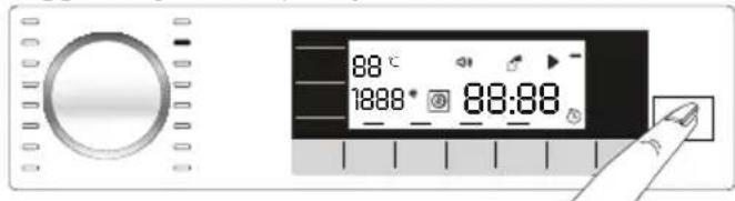 BEKO WMY 81643 PTLSTB1 - llegging av tøy etter at programmet har startet: - 2